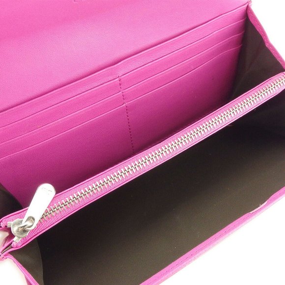 Dior long wallet Ultimate pink enamel leather Authentic - Picture 7 of 7